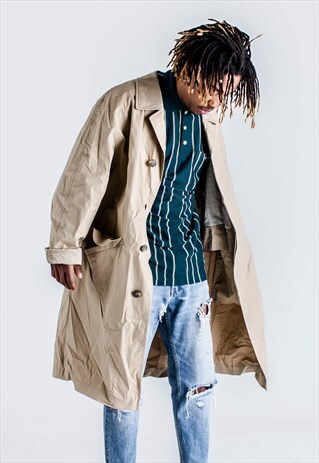 VINTAGE TRENCH COAT IN BEIGE
