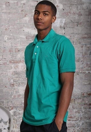 VINTAGE VALENTINO LOGO POLO SHIRT GREEN