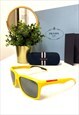 Prada Linea Rossa Sport SPS 04O Wayfarer Yellow Sunglasses