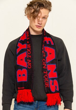 VINTAGE 90S FC BAYERN FOOTBALL SCARF
