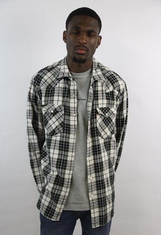 VINTAGE LEVI'S FLANNEL CHECK SHIRT