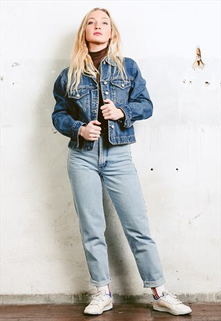 VINTAGE 80S DENIM TRUCKER JACKET
