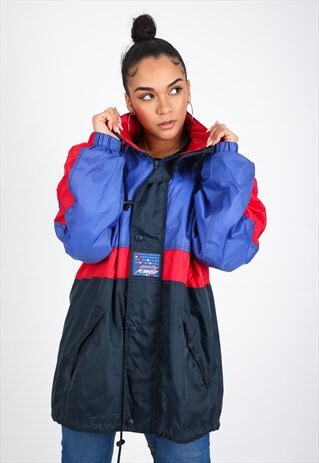 VINTAGE UNBRANDED WINDBREAK JACKET J1135