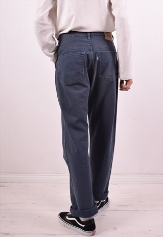 LEVI'S 551 MENS VINTAGE JEANS W32 L32 BLUE 90S