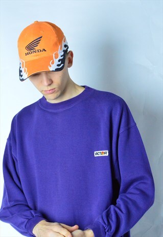 VINTAGE 90S PURPLE SWEATSHIRT