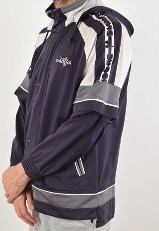 VINTAGE DIADORA JACKET WITH DETACHABLE SLEEVES (1196)