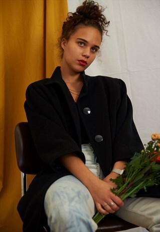 VINTAGE PIERRE BALMAIN WOOL AND CASHMERE COAT