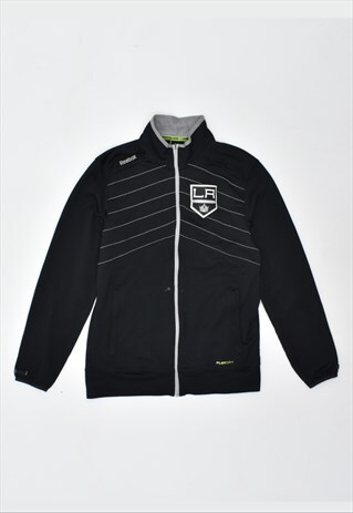 VINTAGE 90'S REEBOK TRACKSUIT TOP JACKET BLACK