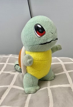 Vintage Pokemon Squirtle 1990s 9 inch plush toy