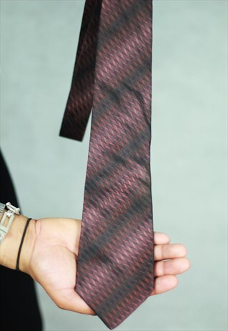 VINTAGE MARC JACOBS PURE SILK BURGUNDY TIE