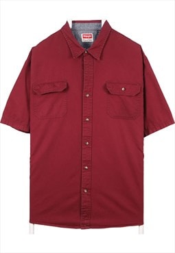 Vintage 90's Wrangler Shirt Short Sleeve Button Up