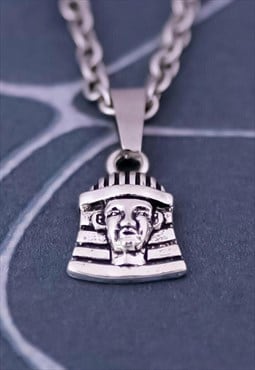 CRW Silver King Tutankhamun of Egypt Necklace 