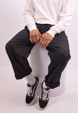 VINTAGE POLO RALPH LAUREN CHINO TROUSERS BLACK