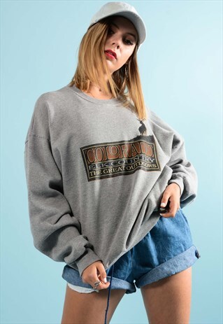 VINTAGE COLORADO WILDLIFE SWEATSHIRT