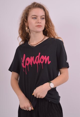 VINTAGE NIKE T-SHIRT TOP BLACK