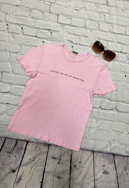 United Colors Of Benetton Pink Baby Tee Tshirt