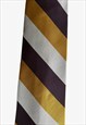 VINTAGE 70S SEARS MEN'S STORE STRIPED POLYESTER TIE