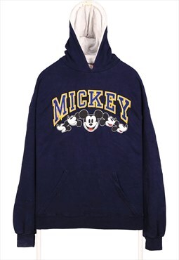 Vintage 90's Disney Hoodie Mickey Mouse Graphic Spellout