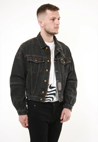 VINTAGE SPIDI MOTO ITALY OLDSCHOOL DENIM JACKET 14214
