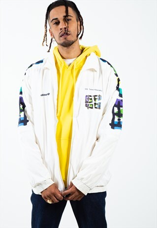 VINTAGE RARE 90S ADIDAS SHELL JACKET / 2134