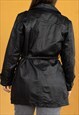 VINTAGE  LEATHER JACKET BAGATELLE IN BLACK M