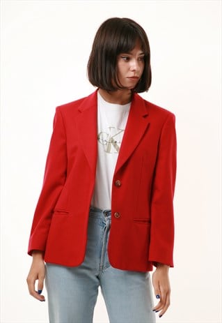 vintage red blazer