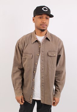 Vintage Eddie Bauer Brown Shirt