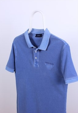 Armani Vintage Washed Short Sleeve Polo