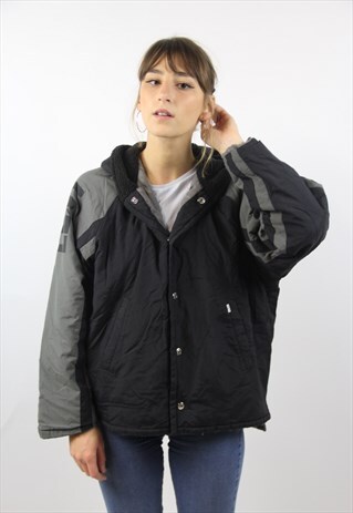 VINTAGE BLACK 90S JACKET