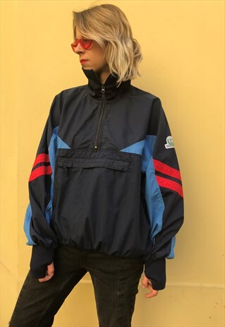 VINTAGE 90' OLDSCHOOL ANORAK UNISEX WINDBREAKER JACKET