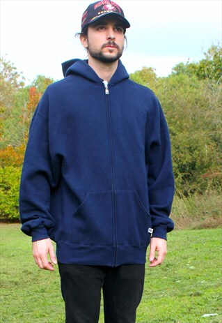 Vintage Russell Athletic Zip Sports Hoodie XL Gym Festival Vintage Russell Athletic Zip Sports Hoodie XL Gym Festival