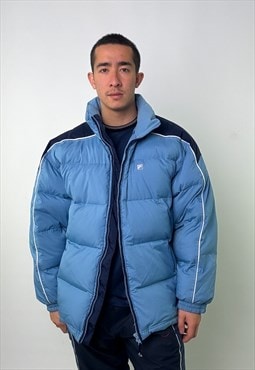 Light Blue 90s FILA Puffer Jacket Coat