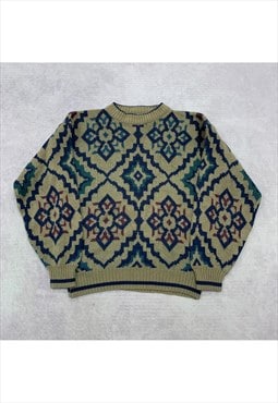 Vintage Knitted Jumper Women's M