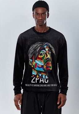 2PAC Velvet Sweatshirt