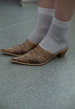 VINTAGE 80'S WESTERN STYLE MULES