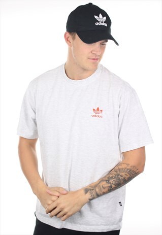 VINTAGE 80S ADIDAS SPELL OUT T SHIRT TEE