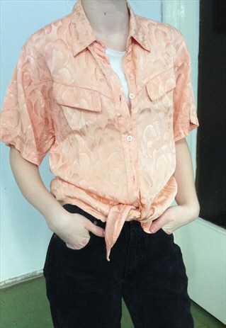 80S RARE PEACHY SHIRT