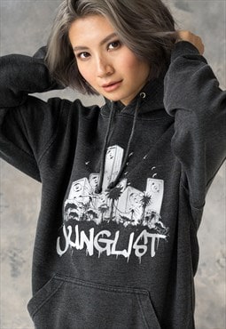 Junglist Sound System Hoodie DJ Washed Hooded Top Women