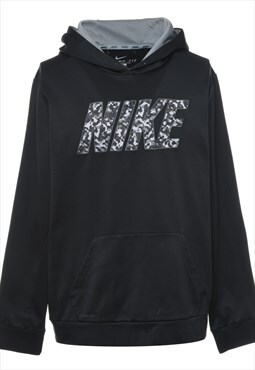Vintage Nike Printed Hoodie - L