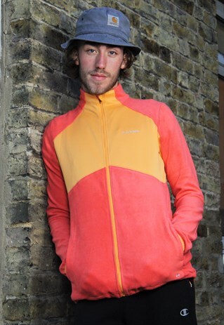RETRO / 90'S / COLUMBIA / ORANGE SLIM FIT FLEECE
