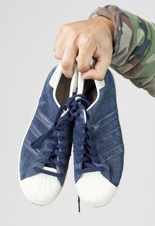 VINTAGE ADIDAS NAVY TRAINERS