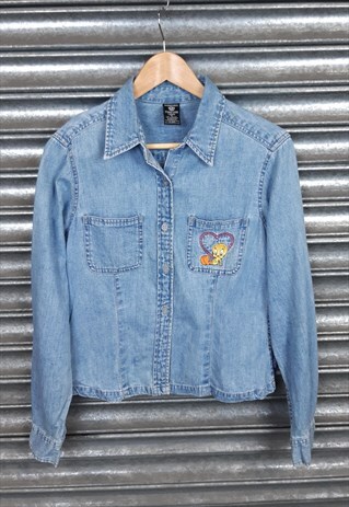 looney tunes denim shirts