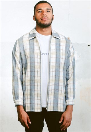 VINTAGE ZIP UP FLEECE SHIRT