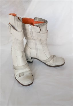 Vintage Dune Steampunk Leather Ankle Boots