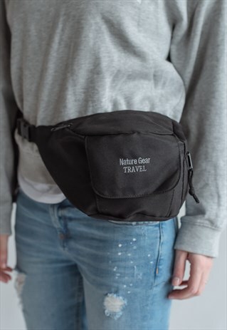 VINTAGE Y2K MINIMAL UNISEX BUM BAG