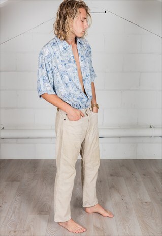 VINTAGE SQUARES PATTERN UNISEX SHIRT