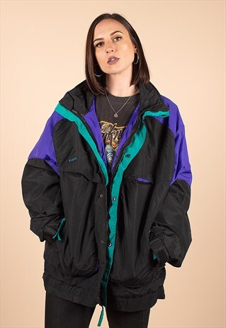 VINTAGE OVERSIZED COLUMBIA WINDBREAKER /R19043