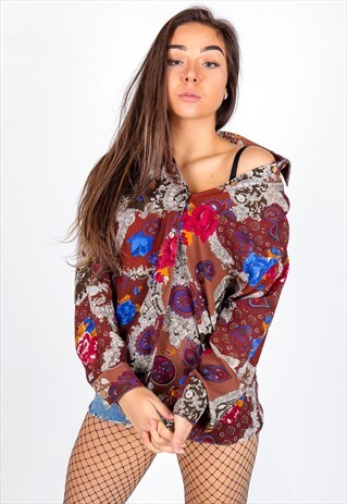 VINTAGE C&A PATTERN SHIRT S1247