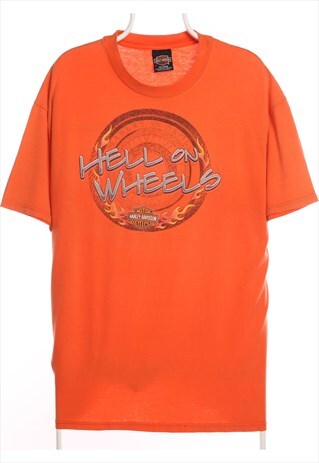 VINTAGE 90'S HARLEY DAVIDSON T SHIRT BACK PRINT CREWNECK