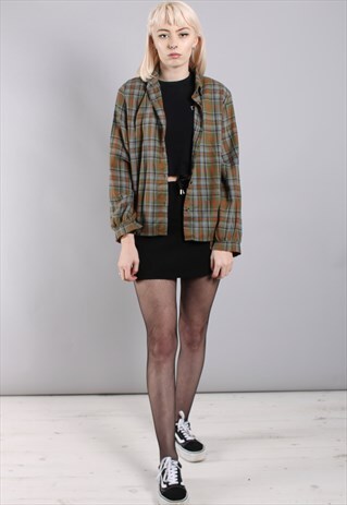 VINTAGE CHECK FLANNEL SHIRT